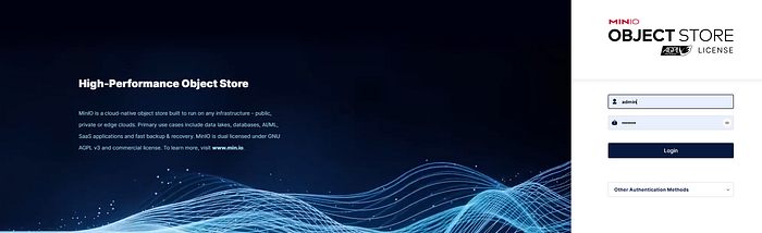 Minio storage